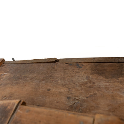 1700s arched top wall cabinet